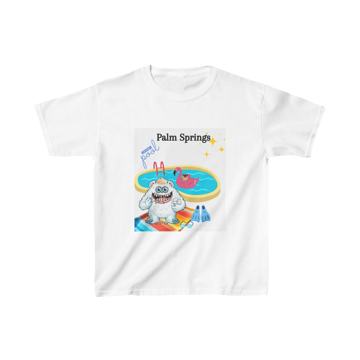 Kids T-shirt Buddy At The Pool