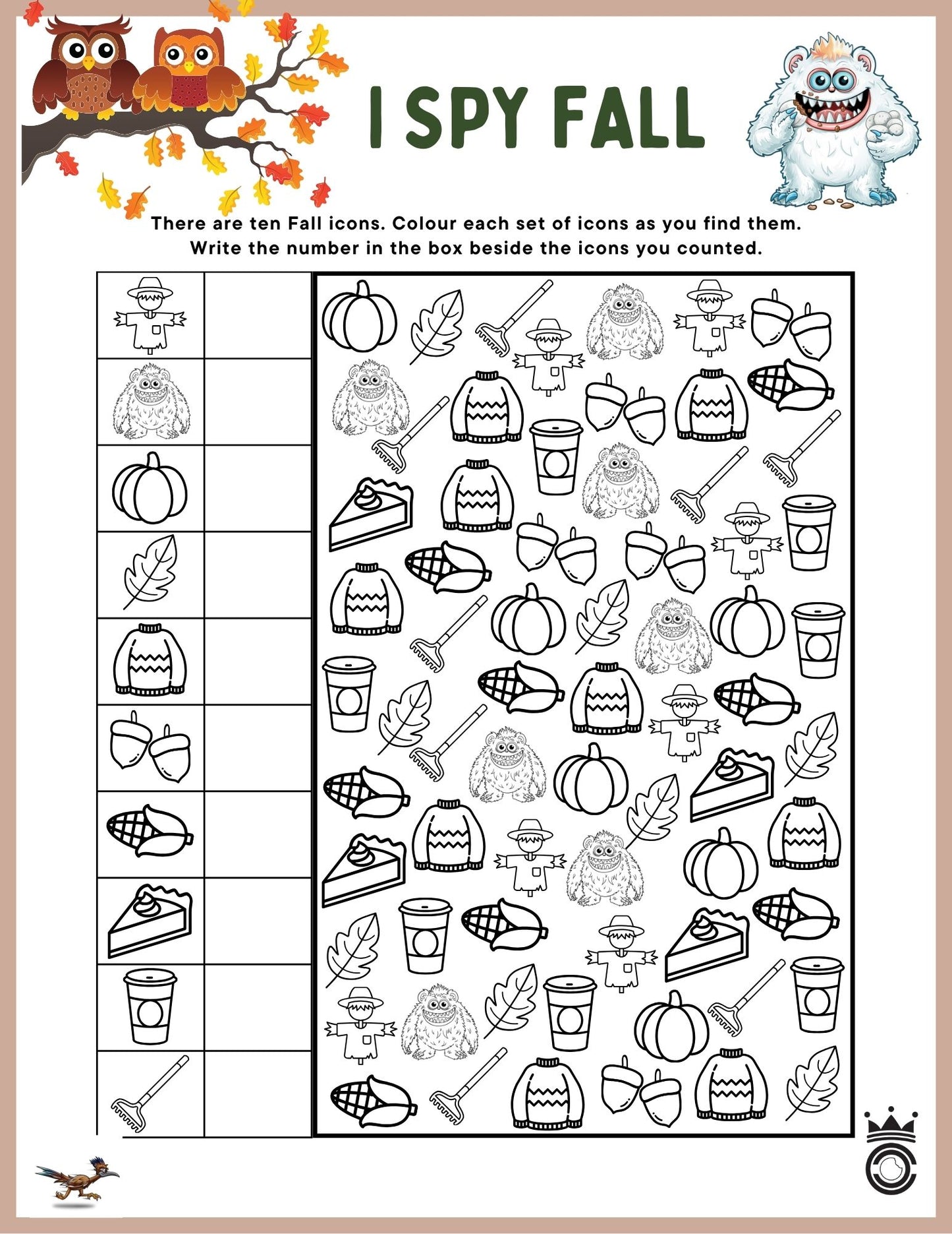 ๐ I Spy Fall! ๐๐