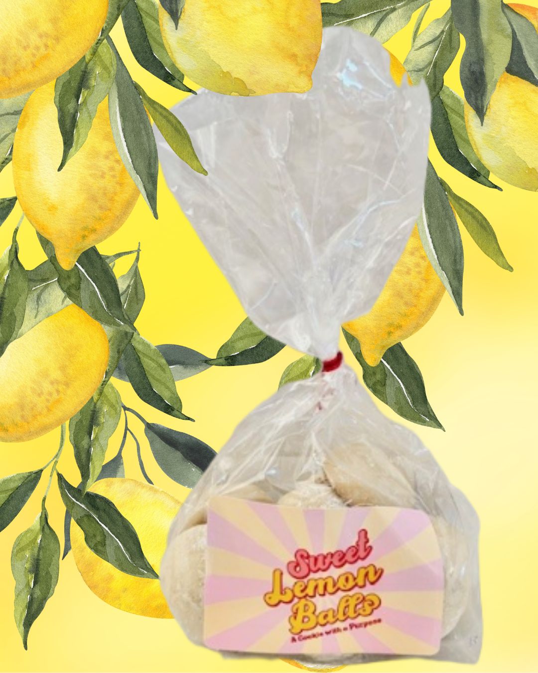 Sweet Lemon Cookie Balls