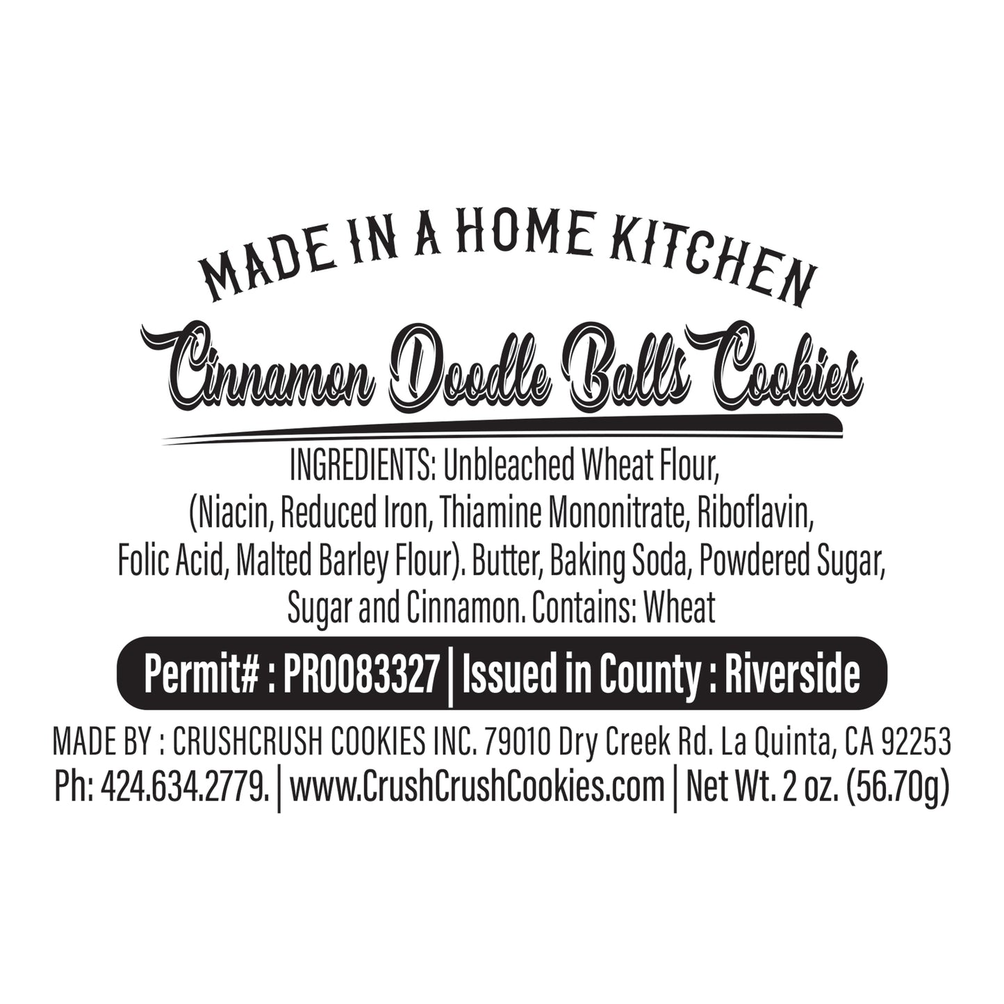 Cinnamon Doddle Balls Cookie