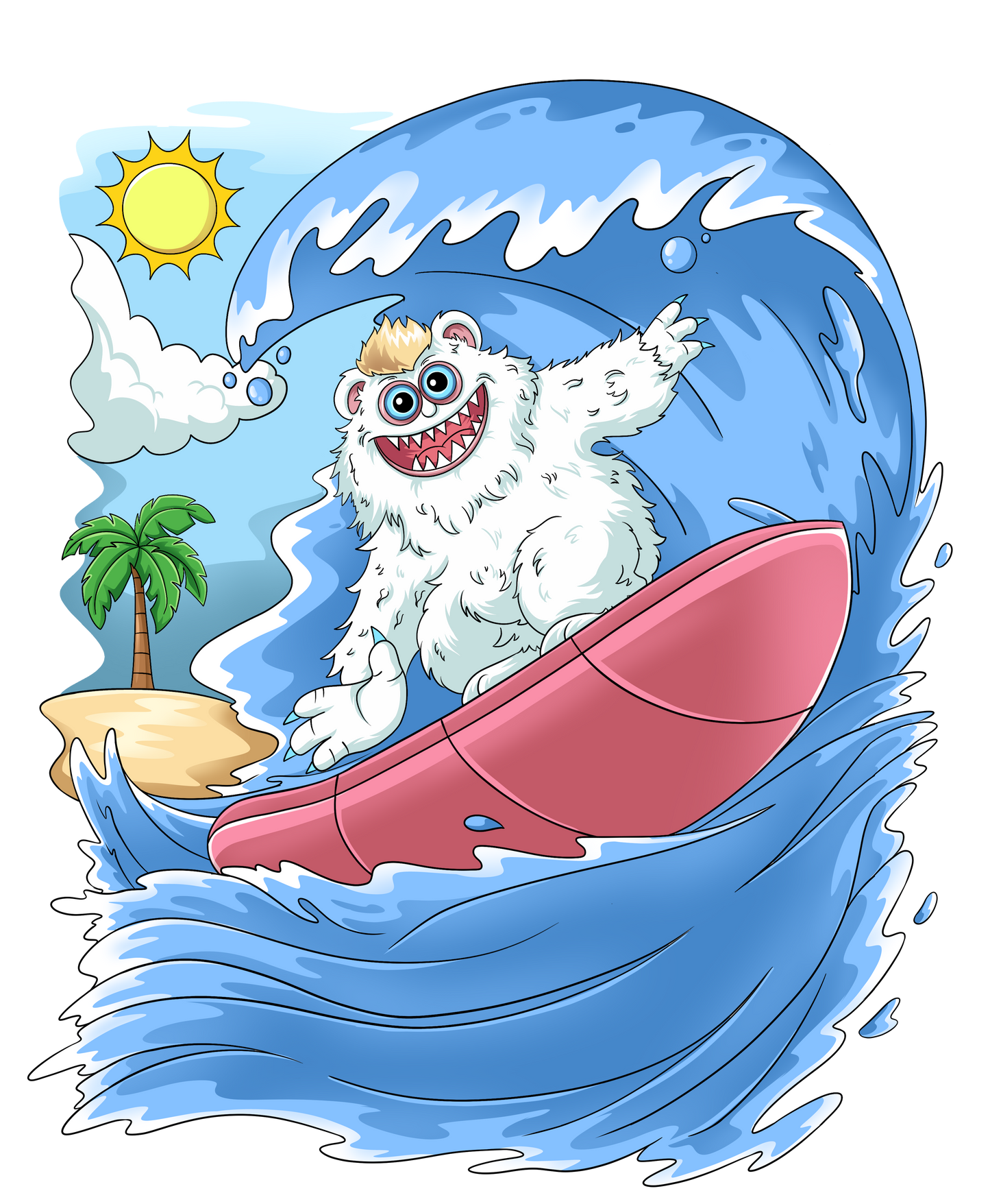 Unisex T-shirt Catch the Sweetest Wave with Buddy! ☀️🏄‍♂️