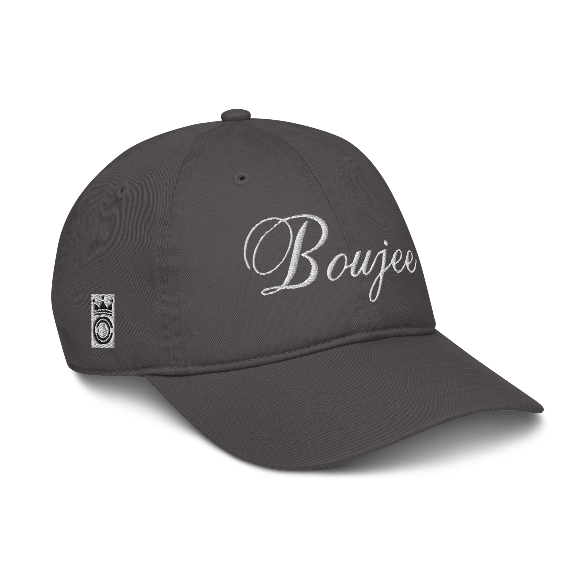 Discover the exquisite Boujee, the organic hat that exudes opulence and sophistication. Color: Gray