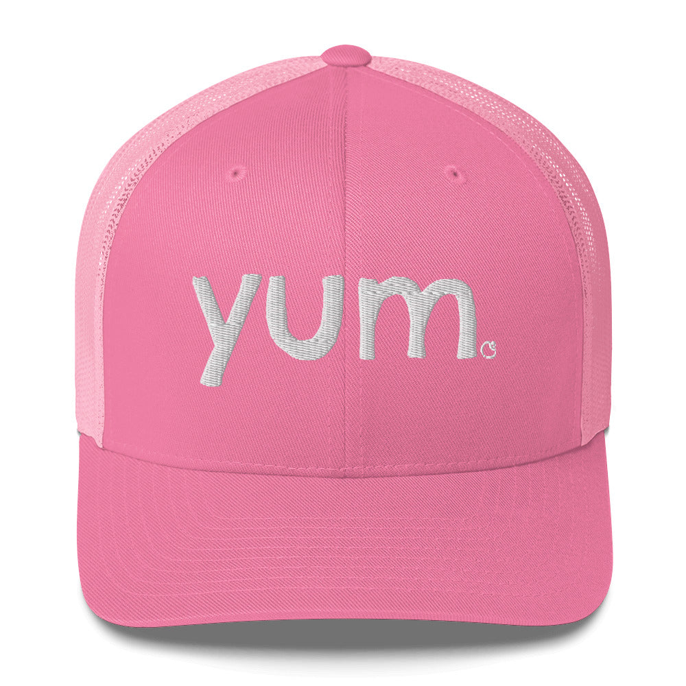 Unveil your hipster side and embrace with YUM the stylish Trucker Cap. Color: Pink 