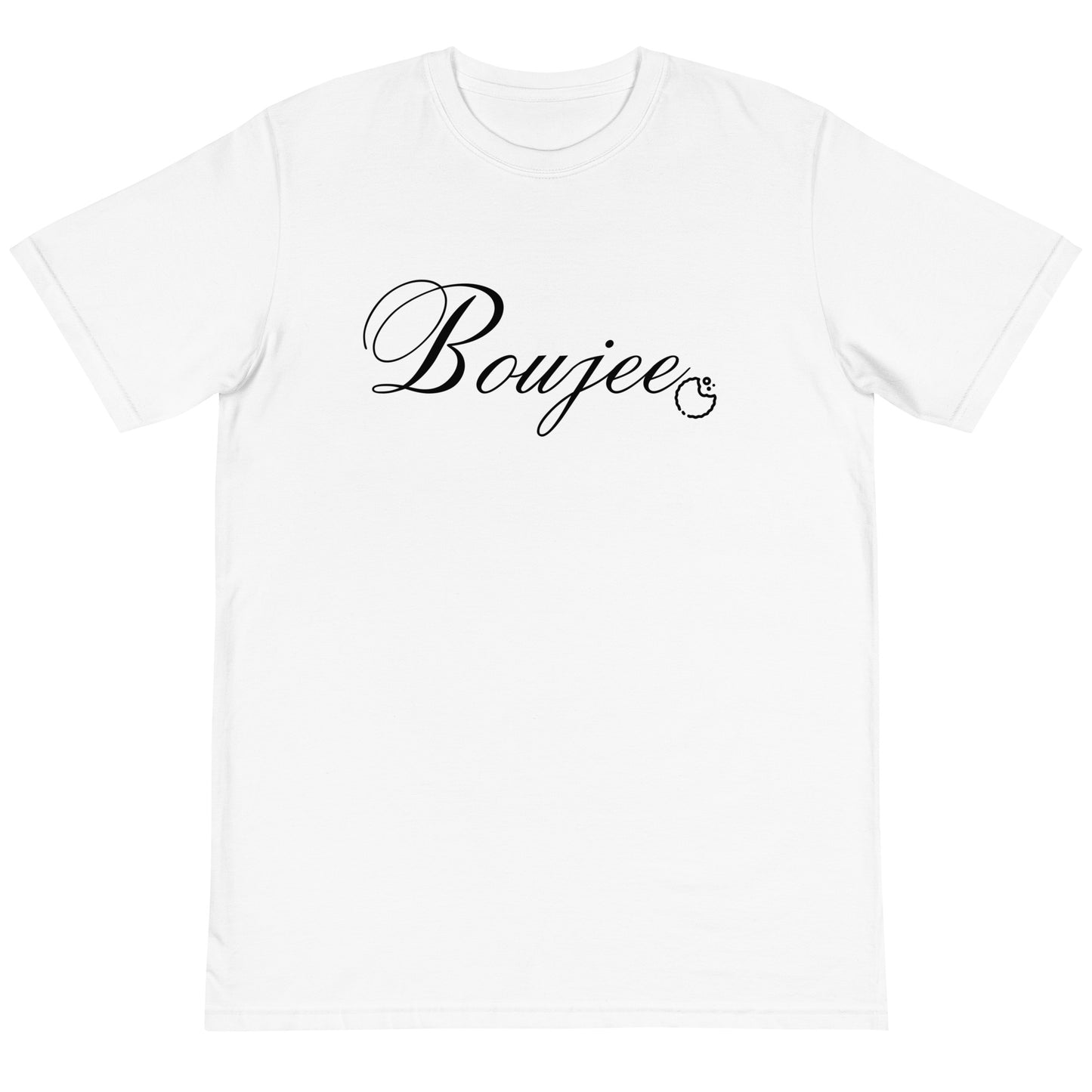 Immerse yourself in the world of opulence and sophistication with our Boujee Organic T-Shirt. Color: White