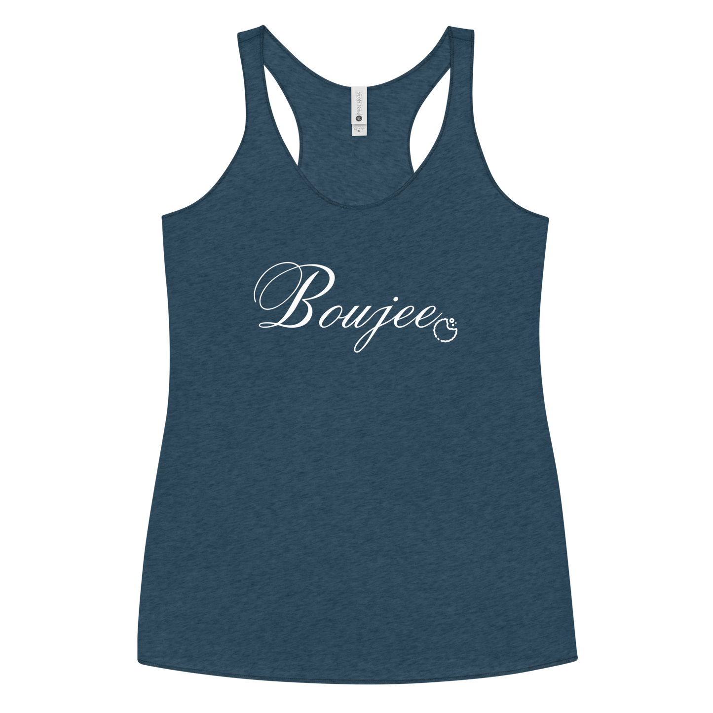 Elevate your wardrobe to new heights of style and sophistication with our Boujee Tank Top. Color: Indigo 