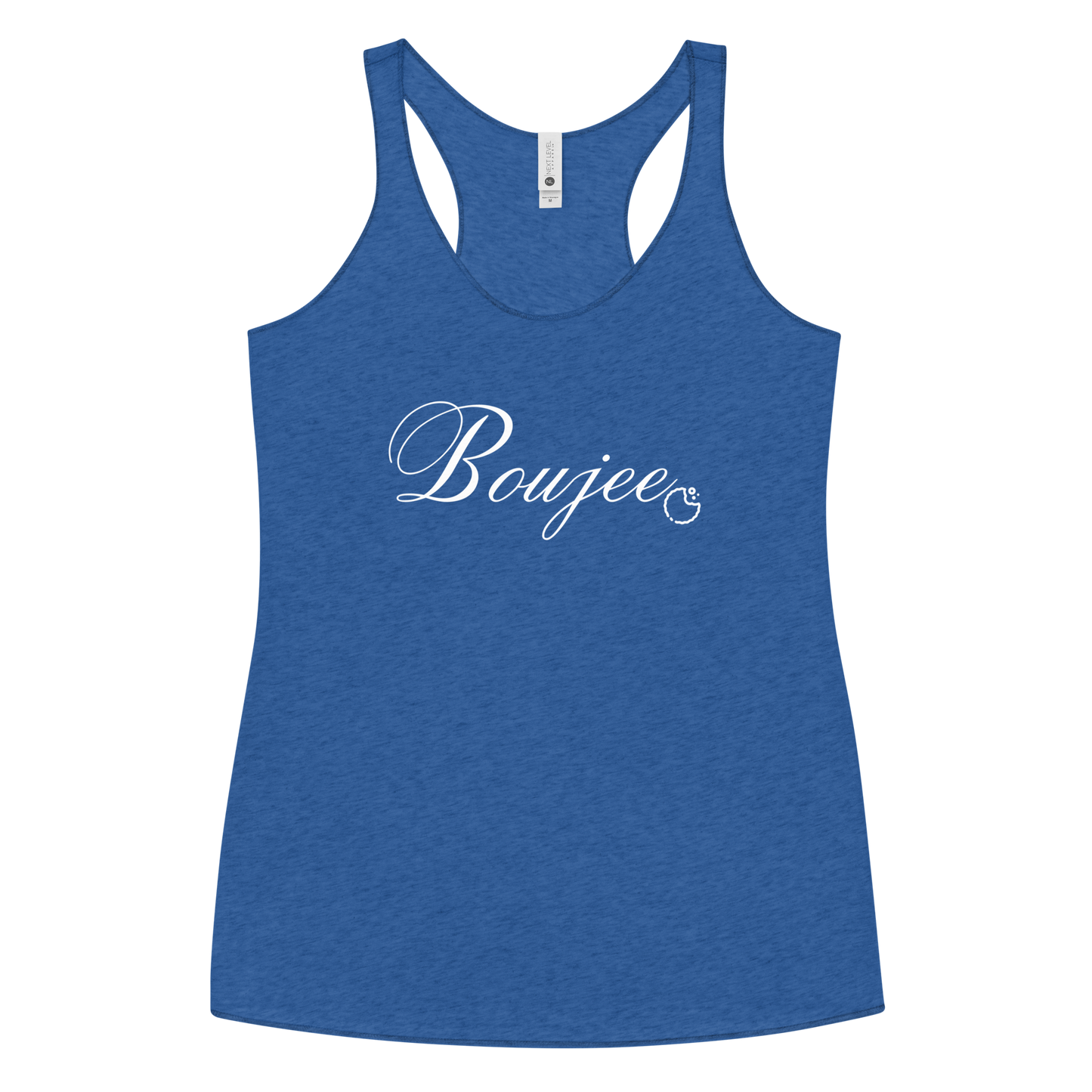 Elevate your wardrobe to new heights of style and sophistication with our Boujee Tank Top. Color: Vintage Royal 