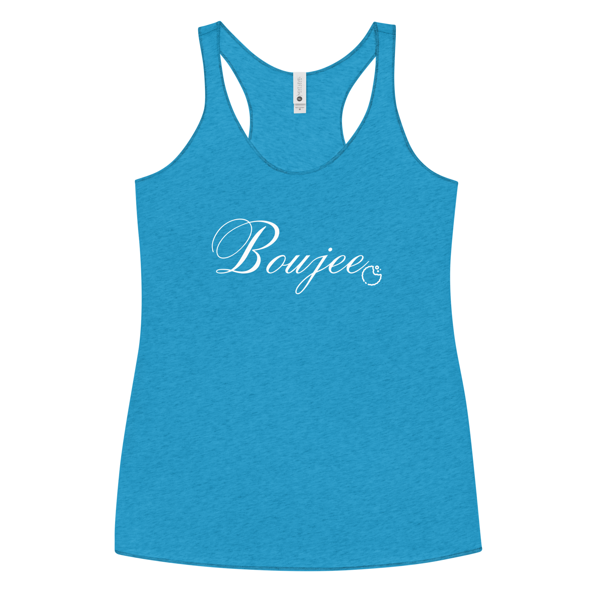 Elevate your wardrobe to new heights of style and sophistication with our Boujee Tank Top. Color: Vintage Turquoise 